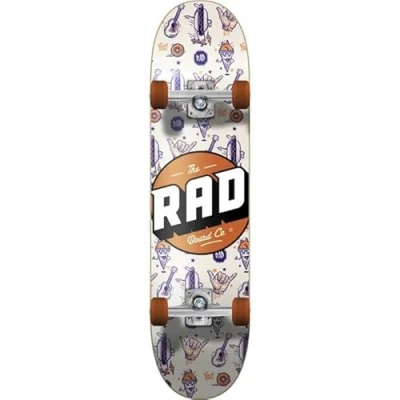 Abbildung von RAD Unisex Erwachsene Logo Progressive Skateboard, Wallpaper, 7.75&quot;