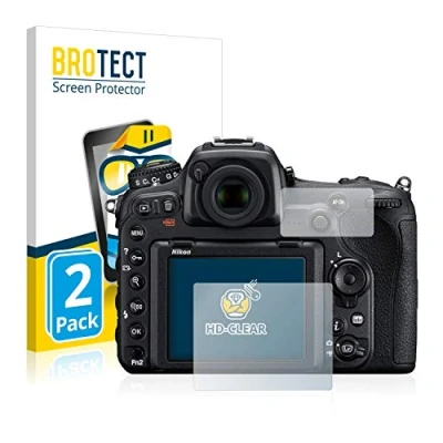 Abbildung von BROTECT (2 Stück Schutzfolie für Nikon D500 Displayschutz Folie Ultra Klar