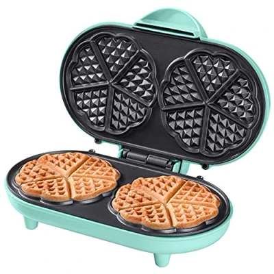 Abbildung von bestron Waffeleisen Doppel Herzwaffelautomat ADWM 1000M[ 640826]