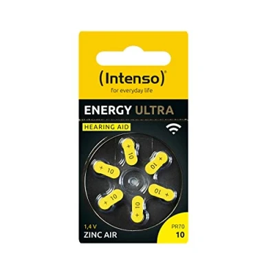 Abbildung von Intenso Energy Ultra Hörgeräte Batterie PR 70 10 6er Blister