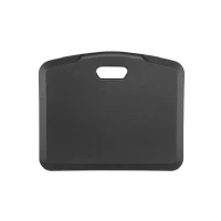 Abbildung von LogiLink EO0034 Tragbare Stehhilfe/Anti Ermüdungsmatte aus wasserbeständigem Schaumstoff, ideal bei langem Stehen Schwarz