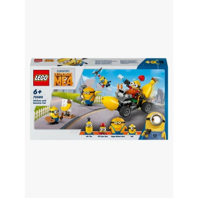 Abbildung von LEGO Despicable Me 75580 Minions und das Bananen Auto
