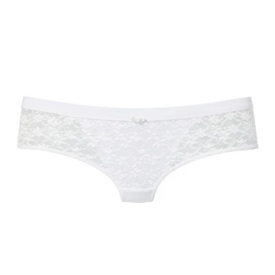 Abbildung von Vivance Stringpanty aus zarter Spitze in blumiger Optik mit hübschem Zierdetail, Dessous