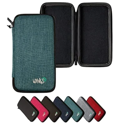 Abbildung von WYNGS Schutztasche Türkis kompatibel mit Casio FX 87DE CW/Casio X wissenschaftlicher ClassWiz Rechner