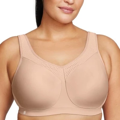 Abbildung von Große Größen Plusgröße Bügel Sport BH für hohe Belastung Nr. 9066, Haut, 95D
