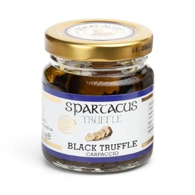 Abbildung von Spartacus Carpaccio schwarze Trüffel Gönnen Sie sich kulinarische Exzellenz Erlesene für Feinschmecker (40g) (Prüfer)