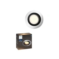Abbildung von Philips Hue Milliskin Einbaustrahler White Ambiance rund Aluminium 1er Pack