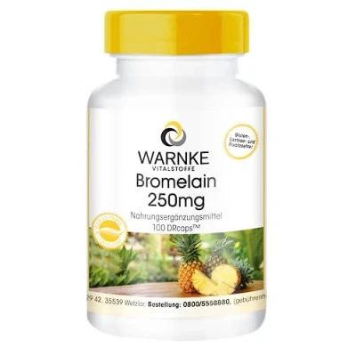 Abbildung von Bromelain 250 mg magensaftresistente Kapseln