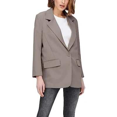 Abbildung von ONLY Berry OVS TLR NOOS Kurzmantel, Damen, Größe: 40, Dark brown