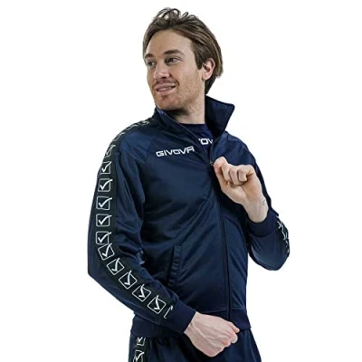 Abbildung von Givova Unisex Trikotband Tricot Band Jacke, Blau, XXL
