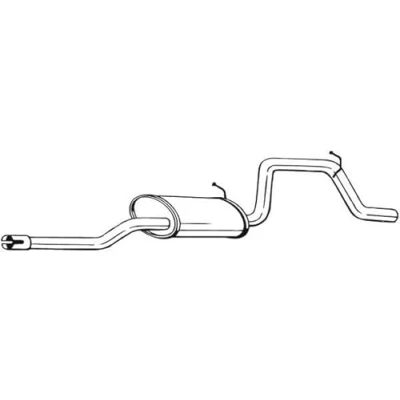 Abbildung von BOSAL 281 527 Endschalldämpfer OPEL: Agila A