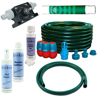 Abbildung von AQUA REFIT Wasserbetten Service Set Befüllset Entleerungsset Mono Pflegeprodukte Pumpe
