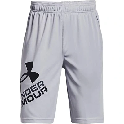 Abbildung von Under Armour Prototype LOGO kurze Sporthose für Kinder, Größe: 128, Grey