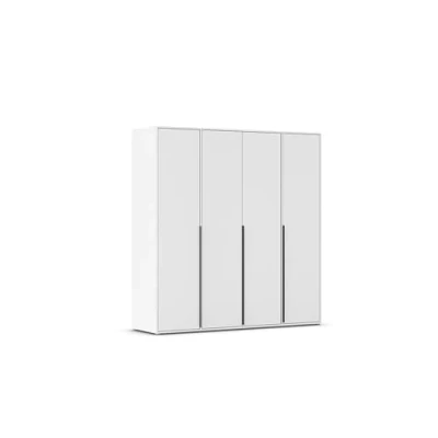 Abbildung von rauch Drehtürenschrank &quot;Kleiderschrank Schrank Garderobe Wäscheschrank NAGATA viel Stauraum&quot;, (in 3 verschiedenen Ausstattungen BASIC/CLASSIC/PREMIUM), mit modernen Stangengriffen IN Graumetallic TOPSELLER MADE GERMANY