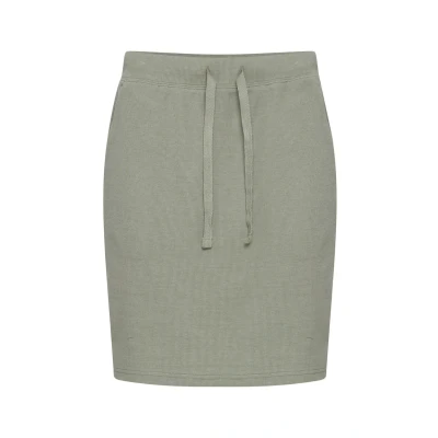 Abbildung von Oxmo Oxlou Bleistiftrock, Damen, Größe: Large, Seagrass melange