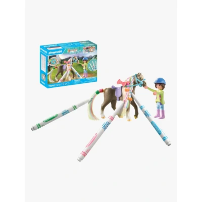 Abbildung von Playmobil® Konstruktions Spielset Kreativset mit Pferd und Stiften (71640), Horses of Waterfall, (19 St), Made in Europe