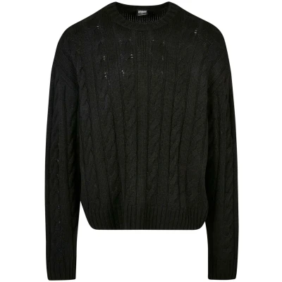 Abbildung von Urban Classics Herren Boxy Sweater Sweatshirt, Black, S