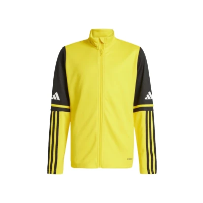 Abbildung von adidas Performance Fussball TEAM Squadra Trainingsjacke für Kinder, Größe: 128, Gelbschwarz