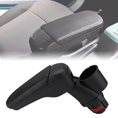 Abbildung von MangWany Mittelarmlehne mit Ablagefach Schale für Smart 453 Fortwo Forfour Klappbare Armlehne Getränkehalter