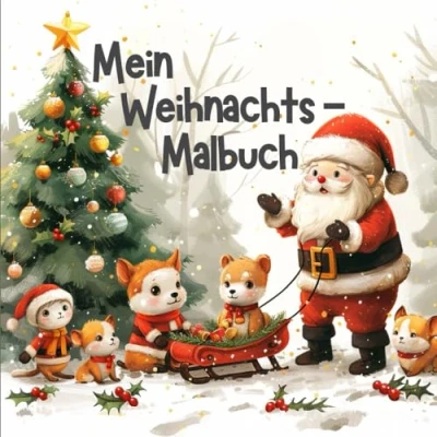 Abbildung von Mein Weihnachts Malbuch: Magischer Malspaß für die ganze Familie!