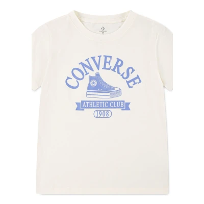 Abbildung von Converse Chuck Taylor Tshirt print für Kinder, Größe: 128/140, Egret