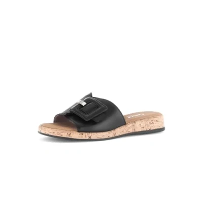 Abbildung von Gabor Comfort Hausschuh schwarz, Damen, Größe: 41, Schwarz Schuhe