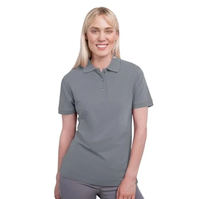 Abbildung von HRM Damen Heavy Performance W Polohemd, Stone, Small