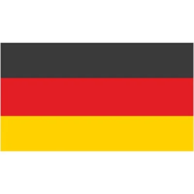Abbildung von INDIGOS Autoaufkleber Aufkleber Fahne A LS1G Germany Deutschland 15 cm farbig bunt glatt