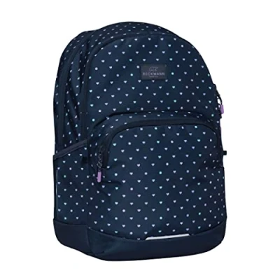 Abbildung von Beckmann of Norway Sport JR. Blue Hearts Tagesrucksack für Kinder, Größe: One Size,