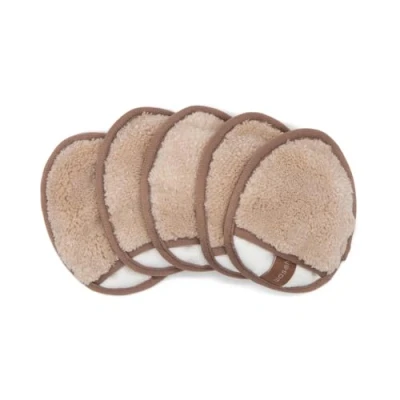 Abbildung von waschies Mini Glove Pads 5er Set Hypoallergene, hautschonende, wiederverwendbare Abschminkpads mit Fingertasche, Reinigung für Gesicht &amp; Augen, Erwachsene, Jugendliche alle Hauttypen geeignet