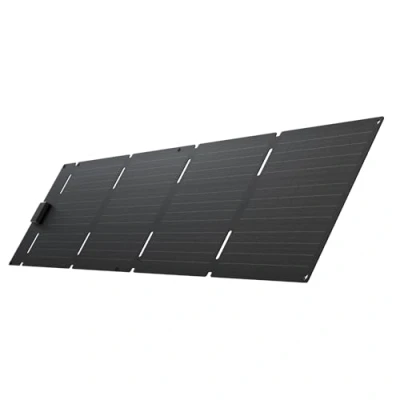 Abbildung von EF ECOFLOW 60 W Tragbares und klappbares Solarpanel, 25% hocheffiziente n Typ Solarzellen, wasser staubdicht gemäß IP65, geeignet für Camping, Rucksäcke, SUVs Minivans