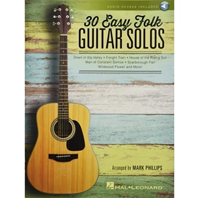 Abbildung von 30 Easy Folk Guitar Solos: Includes Downloadable Audio Passcode