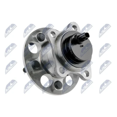 Abbildung von NTY KLT TY 129 Radlagersatz Hinterachse, Hinterachse rechts mit Radnabe, Radbefestigungsbolzen, integriertem ABS Sensor