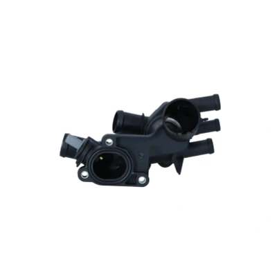Abbildung von NRF 725243 Kühlwasserthermostat 87 mit Sensor, Dichtring Gehäuse VOLKSWAGEN: Polo IV Schrägheck, III Variant