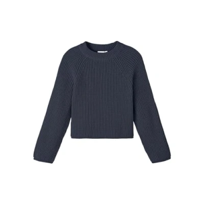 Abbildung von Name it Loose FIT Strickpullover für Kinder, Größe: 134/140, Dark sapphire