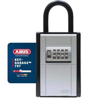 Abbildung von ABUS Schlüsselkasten 1 Schlüsseltresor KeyGarage™ 797 mit Bügel 4 stelliger Zahlencode