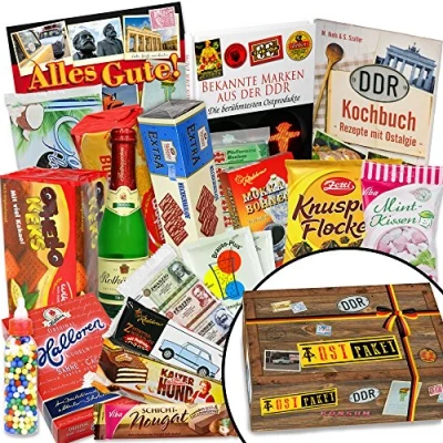 Abbildung von Süße Geschenkbox XXL aus dem Osten/Geschenkidee zum Geburtstag für Freund