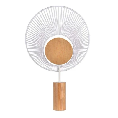 Abbildung von Forestier Oyster Design Tischleuchte, weiß