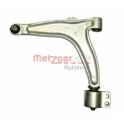 Abbildung von METZGER 58004711 Querlenker KIT + mit Gummilager, Trag /Führungsgelenk Vorderachse links, unten Aluminium OPEL: Vectra C CC