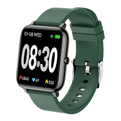 Abbildung von MicLee Smartwatch Fitness Tracker mit Blutdruckmessung Armbanduhr Pulsuhr Schlafmonitor IP67 Wasserdicht Sportuhr Schrittzähler für Android und iOS Smart Watch Damen Herren