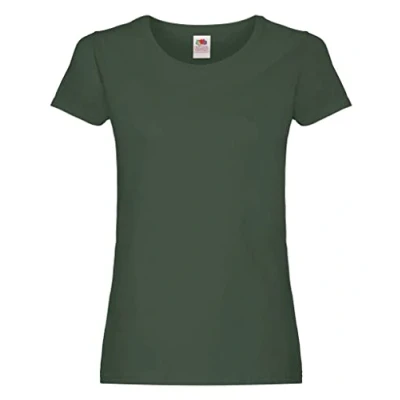 Abbildung von Fruit of the Loom Valueweight T Shirt für Damen, Herren, Verde Botella Verde, XXL