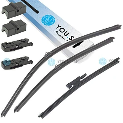 Abbildung von YOU.S SCHEIBENWISCHER SET VORNE + HINTEN 600 475 +240 mm (3 Stück)