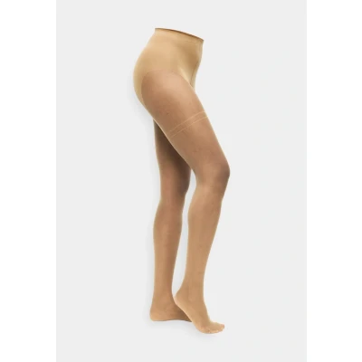 Abbildung von camano Crotchless Overknee Strumpfhose, Damen, Größe: Large, Make up