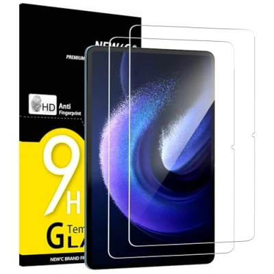 Abbildung von NEW&#039;C 2 Stück, Schutzfolie für Xiaomi Pad 6 / Pro (11 Zoll), Panzer Schutz Glas Folie,9H Härte,HD Displayschutzfolie, 0.33mm Ultra klar