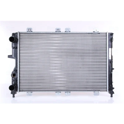 Abbildung von NISSENS 61873 Kühler, Motorkühlung Aluminium 554 375 35 Kühlrippen mechanisch gefügt