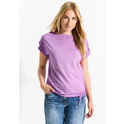 Abbildung von Cecil Flamm Tshirt basic, Damen, Größe: XS, Lila