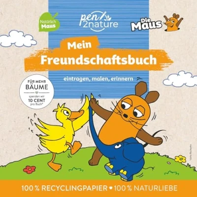 Abbildung von Die Maus Mein Freundschaftsbuch: Eintragen, Malen, Erinnern I Für alle Fans von Maus, Elefant und Ente (pen2nature Maus)