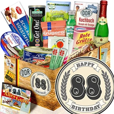Abbildung von 88. Geburtstagsgeschenke + DDR Ossi Box Geburtstag
