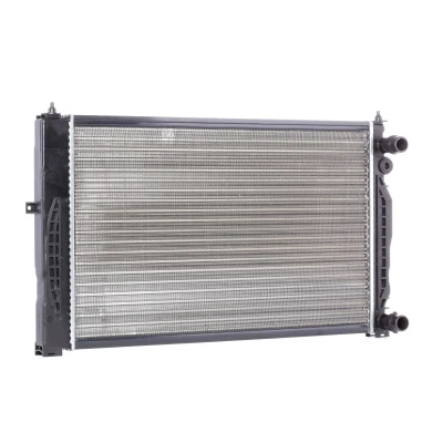 Abbildung von RIDEX 470R0215 Kühler, Motorkühlung Aluminium 415 632 34 ohne Sensor Kühlrippen mechanisch gefügt VOLKSWAGEN: Passat B5 Limousine, Variant