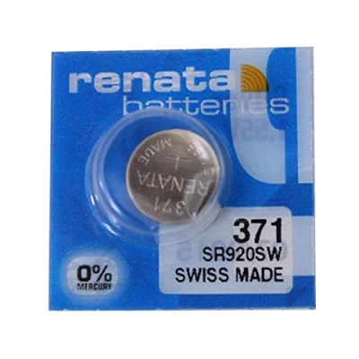 Abbildung von Renata Uhrenbatterie SP 371 ///;(370+) SR920SW (SR69,AG6,LR921,LR69,171);1 Pack